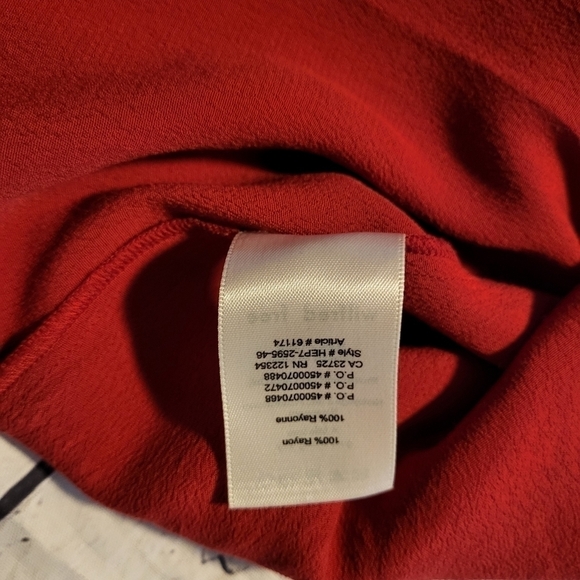 Aritzia Wilfred Free Lace Up Blouse Size S - Picture 8 of 9